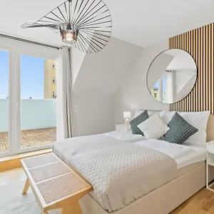 Apartmán Stylish - 3 Min To U1 Kagraner Platz, Vídeň